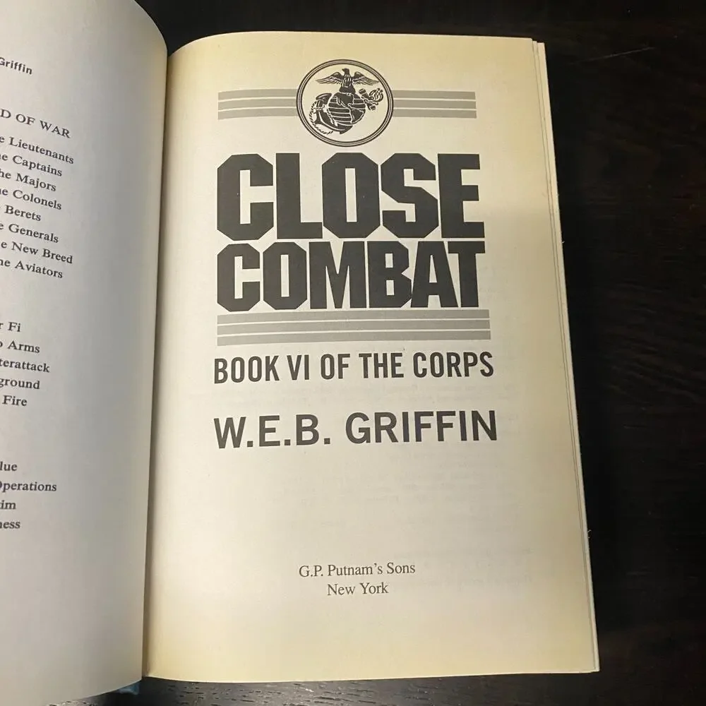 Close Combat by W. E. B. Griffin (1993, Hardcover)